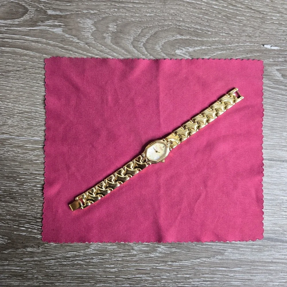 Citizen Women's Quartz Watch Gold Tone Bracelet MOP Dial 3220-326130 Parts